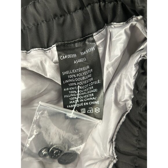 Arctic Expedition Quilted Womens Black Pants 1X Polyester Elastic Waist Warm Win - Picture 6 of 9